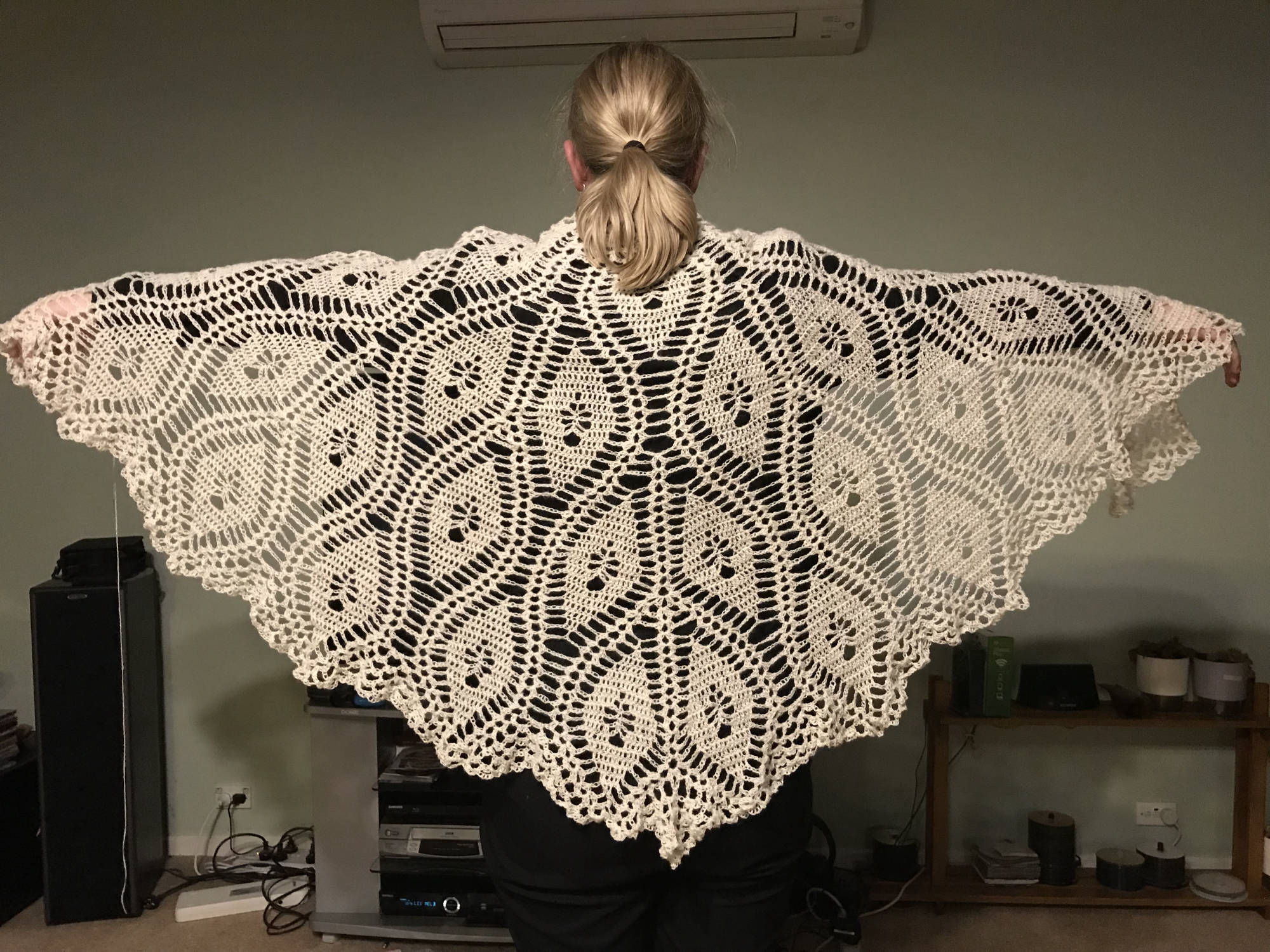Alpaca Allure Hand Crafted Crotchet Alpaca Wrap